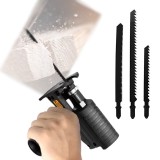 Cumpara ieftin Adaptor fierastrau lance sau pendular, pentru bormasina electrica, Portabil, Multifunctional, cu 9 lame