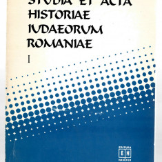 Studia et acta historiae iudaerorum romaniae I, Ed. Hasefer, 1996