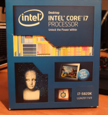 Intel Core i7-5820K Haswell-E, 6-core/12 threads, 3.3Ghz/3.6Ghz, LGA 2011v3 foto