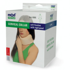 Guler cervical cu fixare usoara si tija de sustinere Nr. 1, 1 bucata, MedTextile