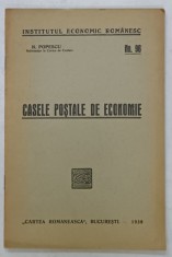 CASELE POSTALE DE ECONOMIE de N. POPESCU , 1930