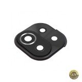 Geam Camera Spate Xiaomi Mi 11 Lite 5G / 11 Lite cu Rama Negru