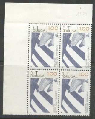 Portugal 1978 Traffic safety x 4, block, MNH S.157 foto