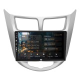 Cumpara ieftin Navigatie HUB64 Hyundai Accent (2011-2016), 6GB RAM, Android 13, Octacore, Slot Sim 4G, DSP, GPS, Wi-FI, Carplay, Android Auto, USB, Bluetooth, Waze,