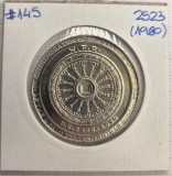 Thailanda 10 Baht 2523 (1980) KM#145 - 30 ani World Fellowship of Buddhists