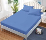 Cumpara ieftin Husa Pat cu Elastic 3 Piese Alb 180x200 cm, 155x200 cm, 135x200 cm, 180x220 cm + 2 Fete Perna 50x75 cm PVC