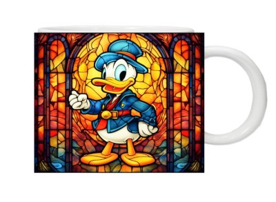 Cana alba personalizata &amp;quot;Donald Duck &amp;quot;, INOVATIX&amp;reg;. 330ml foto