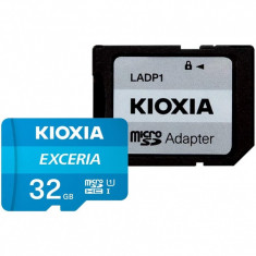 Card MicroSD 32GB + Adaptor Clasa 10 Kioxia foto