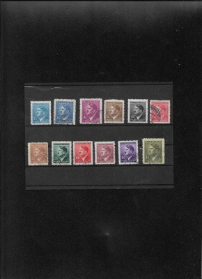 Set Serie 12 timbre Hitler Deutsches Reich foto