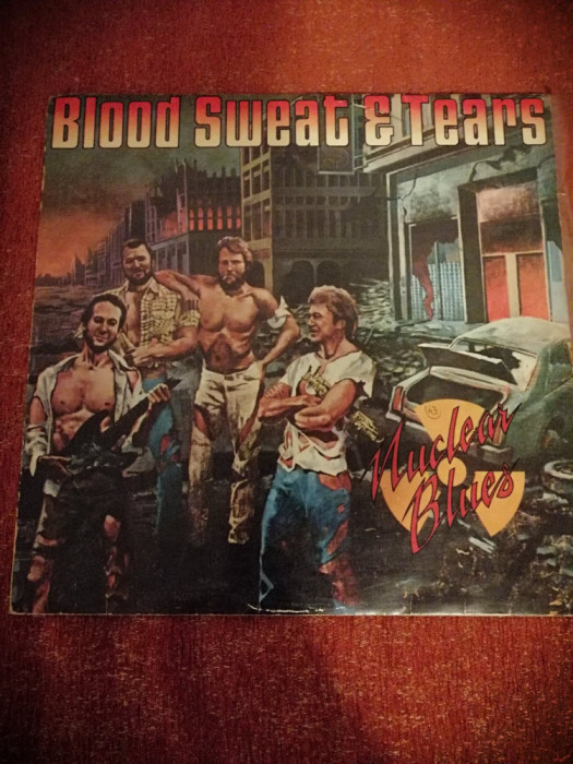 Blood Sweat &amp; Tears Nuclear Blues MCA 1980 Yugo vinil vinyl