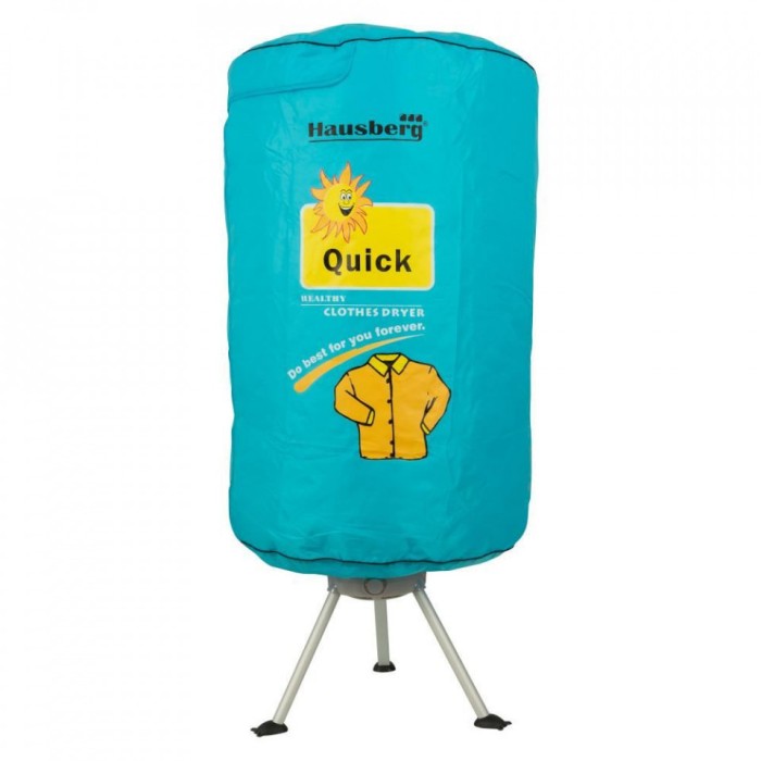 Uscator rufe electric Hausberg HB 800, 10 kg, 700 W, Bleu