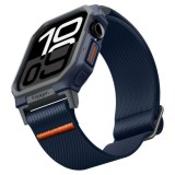 Husa pentru Apple Watch 10 46mm + Curea - Spigen Lite Fit Pro - Navy Blue