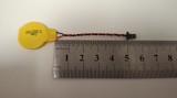Baterie bios Laptop, CR2032, 1BT55, 3V, 220mAh, CDA 53, 5.5cm, rosu si negru, conector ACES 50285, 1.0 mm, 2 pini