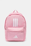 adidas rucsac CLSC BARS 3S culoarea roz, mare, cu imprimeu, IS7046