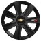 Set 4 Capace Roti GTX Carbon Negru R16, Pentru Chevrolet