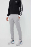 Adidas Originals pantaloni de trening culoarea gri, melanj