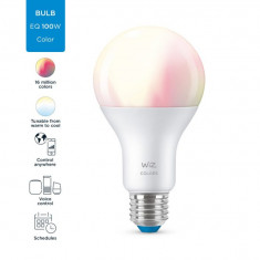 Bec led WiZ Wi-Fi Bluetooth 13W E27 2200-6500K RGB 1521lm Philips 8718699786199