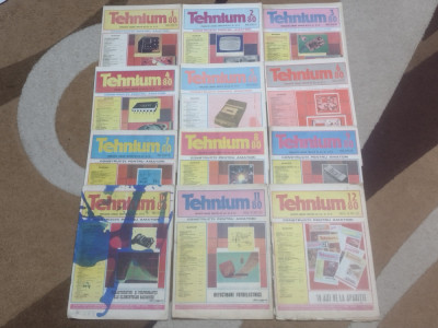 12 NUMERE REVISTA TEHNIUM &amp;#039;80 foto