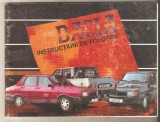 Dacia Instructiuni de folosire