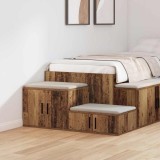 VidaXL Dulap de depozitare, lemn vechi, 118x41x40 cm, lemn prelucrat