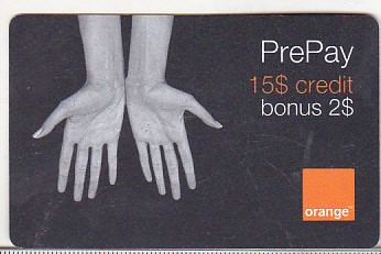 bnk card Romania - Orange - 15+2 $ - 12/09 - RO-ORA-REF-0012-0912B foto