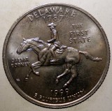 7.520 USA SUA STATE DELAWARE QUARTER DOLLAR 1999 D XF/AUNC, America de Nord