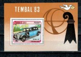 Timbre Laos 1983, Bloc 95 (Mi.No. 654), Masini de Epoca, Neuzat
