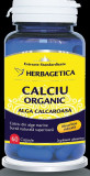 CALCIU ORGANIC 60CPS, Herbagetica