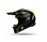 MBS Casca motocross/enduro Ufo Intrepid, gri/negru/galben neon, marimea S, Cod Produs: HE155S