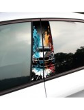 Set Stickere Stalpi Auto 50x25cm, Carprint, Xenon Bright