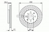 Disc frana HONDA JAZZ II (GD) (2002 - 2008) BOSCH 0 986 479 594