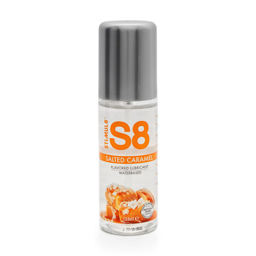 Lubrifianti cu arome - Stimul8 S8 Lubrifiant Sexual pe Baza de Apa cu Aroma de Caramel 125 ml