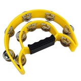 Tamburina clopotei dubla Parrot MT1 percutie plastic galben