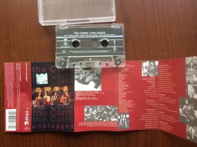 the corrs unplugged mtv series album 1999 caseta audio muzica pop rock atlantic lava records foto