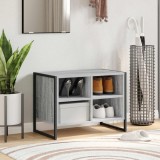 vidaXL Dulap pentru pantofi Gri Sonoma 60 x 35 x 44 cm Lemn compozit 886459
