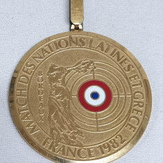 Medalie TIR Concurs international sportiv Franta & tarile latine si Grecia 1982