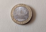 Franța - 10 francs / franci (1990) monedă s383