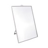 Oglinda de masa, 24x18 cm, Plastic, Alb, ATU-085892, Oem