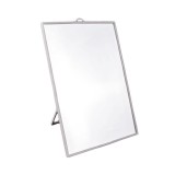 Oglinda de masa, 24x18 cm, Plastic, Alb, ATU-085892, Oem