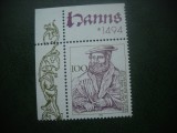 HOPCT TIMBRE MNH 825 POETUL HANS SACHS 1994 -1 VAL GERMANIA, Nestampilat