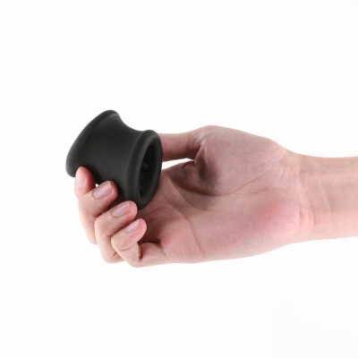 Inel Pentru Testicule Renegade Suave Ball Stretcher, Negru foto
