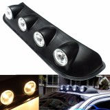 Ansamblu format din 4 proiectoare cu becuri H3 cu halogen, montaj pe plafon sau