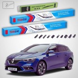 Cumpara ieftin Ștergătoare Renault Megane IV Grandtour Break 2015-2017 | Set Față și Spate Flat Premium &ndash; TeamCar&reg;