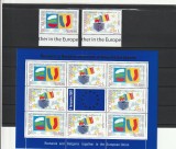 2006 LP 1748 LP 1748 a LP 1748 b LP 1748 c ROMANIA-BULGARIA IMPREUNA IN U.E.MNH, Nestampilat