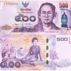 Thailanda 500 Bath 2016 Comemorativa P-129 UNC