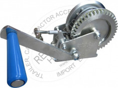 Troliu auto manual Realparts , sarcina maxima 545kg , cu cablu cu carlig 20m , Heavy Duty foto