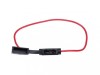 Suport Siguranta Auto/Moto 19mm, 40A, 600V, Impermeabil, PVC, 2 Fire