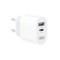 Incarcator retea XO L97, USB/USB-C, Fast Charge, 2.4A, 12W, Alb
