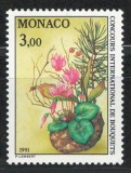 Monaco 1991 Mi 2000 MNH - Concursul Int de buchete de flori, Monte Carlo, Nestampilat