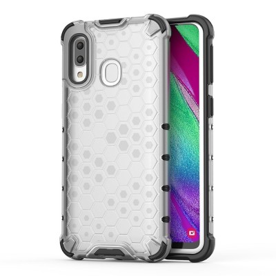 Husa SAMSUNG Galaxy A40 - Gel TPU Honeycomb Armor (Transparent) foto